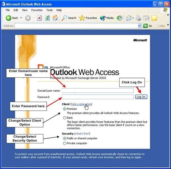 Outlook Web Access